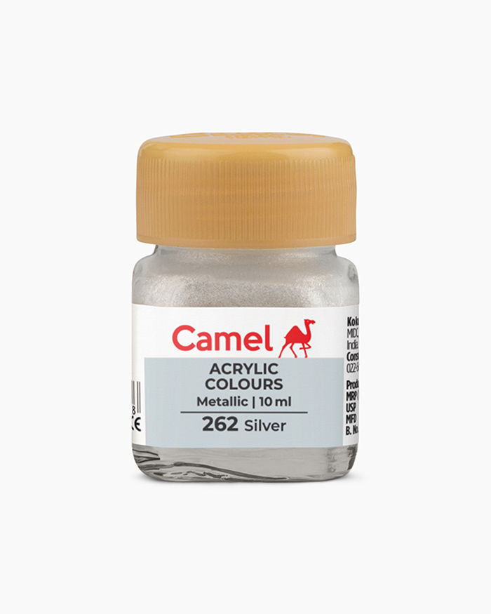 Metallic Silver Camel Acrylic Colours